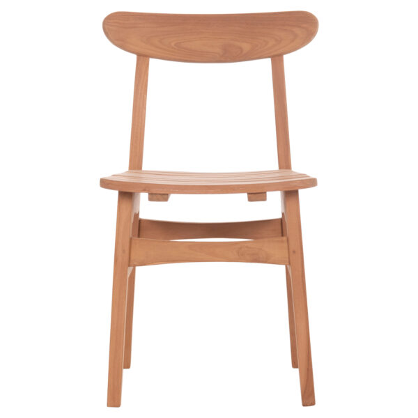 ΚΑΡΕΚΛΑ ΤΡΑΠΕΖΑΡΙΑΣ ΕΞ.ΧΩΡΟΥ ROBBIE HM18115 ΞΥΛΟ TEAK--ΦΥΣΙΚΟ 48x51x82Υεκ. (x1) - Image 3