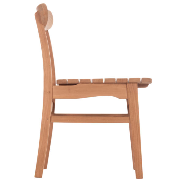 ΚΑΡΕΚΛΑ ΤΡΑΠΕΖΑΡΙΑΣ ΕΞ.ΧΩΡΟΥ ROBBIE HM18115 ΞΥΛΟ TEAK--ΦΥΣΙΚΟ 48x51x82Υεκ. (x1) - Image 4