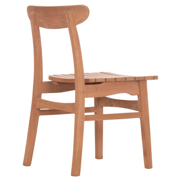 ΚΑΡΕΚΛΑ ΤΡΑΠΕΖΑΡΙΑΣ ΕΞ.ΧΩΡΟΥ ROBBIE HM18115 ΞΥΛΟ TEAK--ΦΥΣΙΚΟ 48x51x82Υεκ. (x1) - Image 5