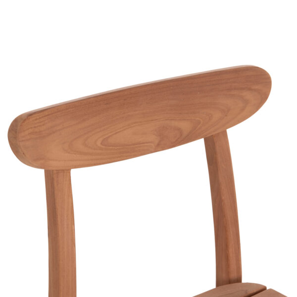 ΚΑΡΕΚΛΑ ΤΡΑΠΕΖΑΡΙΑΣ ΕΞ.ΧΩΡΟΥ ROBBIE HM18115 ΞΥΛΟ TEAK--ΦΥΣΙΚΟ 48x51x82Υεκ. (x1) - Image 7