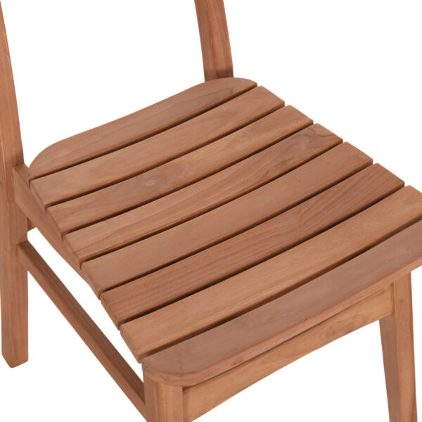 ΚΑΡΕΚΛΑ ΤΡΑΠΕΖΑΡΙΑΣ ΕΞ.ΧΩΡΟΥ ROBBIE HM18115 ΞΥΛΟ TEAK--ΦΥΣΙΚΟ 48x51x82Υεκ. (x1) - Image 8