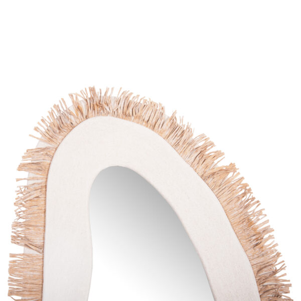 ΚΑΘΡΕΠΤΗΣ ΤΟΙΧΟΥ ΣΕΙΡΑ SANTORINI HM4525 MDF ΥΠΟΛΕΥΚΟ-ΔΙΑΚΟΣΜΗΣΗ ΣΕ ΜΠΕΖ 63x1,8x120Υεκ. (x1) - Image 4