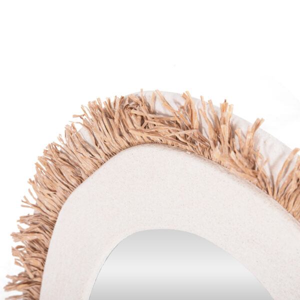 ΚΑΘΡΕΠΤΗΣ ΤΟΙΧΟΥ ΣΕΙΡΑ SANTORINI HM4528 MDF ΥΠΟΛΕΥΚΟ-ΔΙΑΚΟΣΜΗΣΗ ΣΕ ΜΠΕΖ 60x2x80Υεκ. (x1) - Image 4