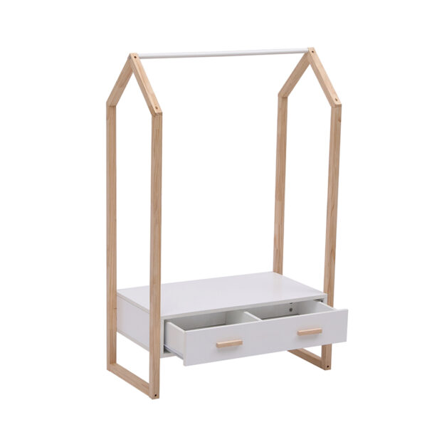 ΚΡΕΜΑΣΤΡΑ ΜΕ ΣΥΡΤΑΡΙ ΠΑΙΔΙΚH PEPE HM2492.03 ΜΕΛΑΜΙΝΗ-ΞΥΛΟ ΠΕΥΚΟΥ 80x40x125Υεκ (x1) - Image 5