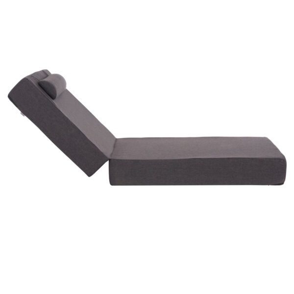 ΜΑΞΙΛΑΡΙ ΞΑΠΛΩΣΤΡΑΣ KIHEI HM21094.03 OLEFIN ΣΚΟΥΡΟ ΓΚΡΙ ΜΕ FOAM 198x70x20Υεκ (x1) - Image 3