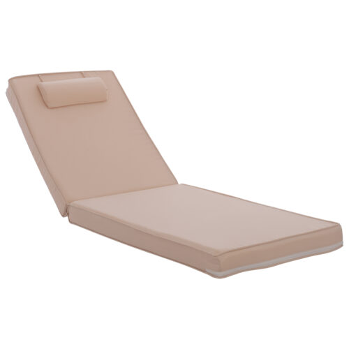 ΜΑΞΙΛΑΡΙ ΞΑΠΛΩΣΤΡΑΣ POLYESTER CHIOS ΜΠΕΖ HM11236.01P 196(117+1+78)x58x9εκ. (x1)