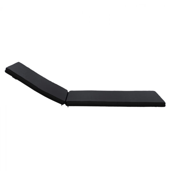 ΜΑΞΙΛΑΡΙ ΞΑΠΛΩΣΤΡΑΣ TEXTILENE 600gr/m2 2X1 SIFNOS ΜΑΥΡΟ HM11234.05T 196(117+1+78)x58x6εκ. (x1) - Image 3