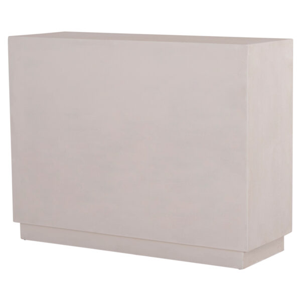 ΜΠΟΥΦΕΣ ΣΕΙΡΑ SANTORINI HM18046 MDF ΣΕ ΥΠΟΛΕΥΚΟ ΧΡΩΜΑ-2 ΣΥΡΤΑΡΙΑ & 2 ΠΟΡΤΕΣ 107x38x82,5Υεκ. (x1) - Image 5