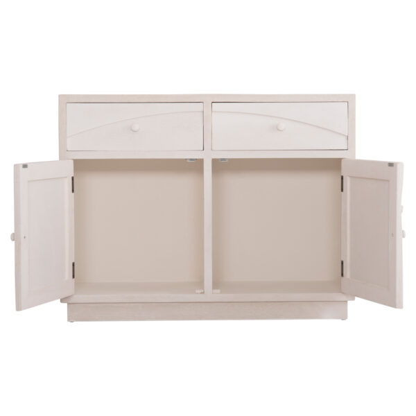 ΜΠΟΥΦΕΣ ΣΕΙΡΑ SANTORINI HM18046 MDF ΣΕ ΥΠΟΛΕΥΚΟ ΧΡΩΜΑ-2 ΣΥΡΤΑΡΙΑ & 2 ΠΟΡΤΕΣ 107x38x82,5Υεκ. (x1) - Image 8