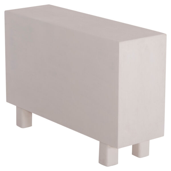 ΜΠΟΥΦΕΣ ΣΕΙΡΑ SANTORINI HM18048 MDF ΣΕ ΥΠΟΛΕΥΚΟ ΧΡΩΜΑ-3 ΣΥΡΤΑΡΙΑ & 2 ΠΟΡΤΕΣ 120x38x80Υεκ. (x1) - Image 5