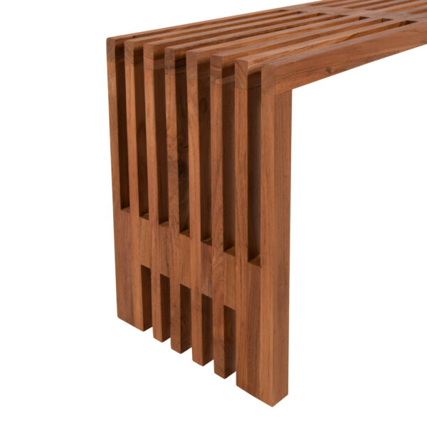 ΠΑΓΚΑΚΙ NYA HM9829 ΜΑΣΙΦ ΞΥΛΟ TEAK ΣΕ ΦΥΣΙΚΟ 139,5x34,5x48,5Υεκ. (x1) - Image 6