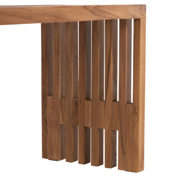 ΠΑΓΚΑΚΙ NYA HM9829 ΜΑΣΙΦ ΞΥΛΟ TEAK ΣΕ ΦΥΣΙΚΟ 139,5x34,5x48,5Υεκ. (x1) - Image 7