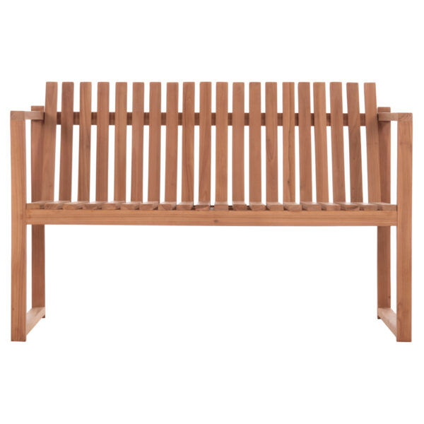 ΠΑΓΚΑΚΙ ΚΗΠΟΥ 2ΘΕΣΙΟ VED HM18124 ΞΥΛΟ TEAK--ΦΥΣΙΚΟ ΧΡΩΜΑ 130x60x86Υεκ. (x1) - Image 3