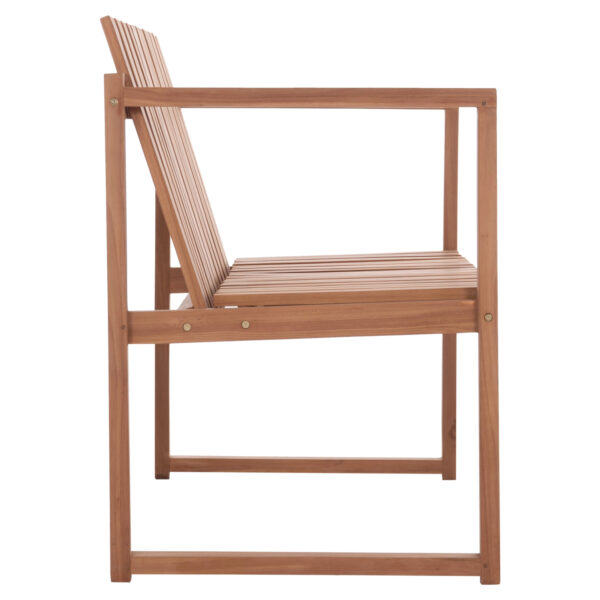 ΠΑΓΚΑΚΙ ΚΗΠΟΥ 2ΘΕΣΙΟ VED HM18124 ΞΥΛΟ TEAK--ΦΥΣΙΚΟ ΧΡΩΜΑ 130x60x86Υεκ. (x1) - Image 4