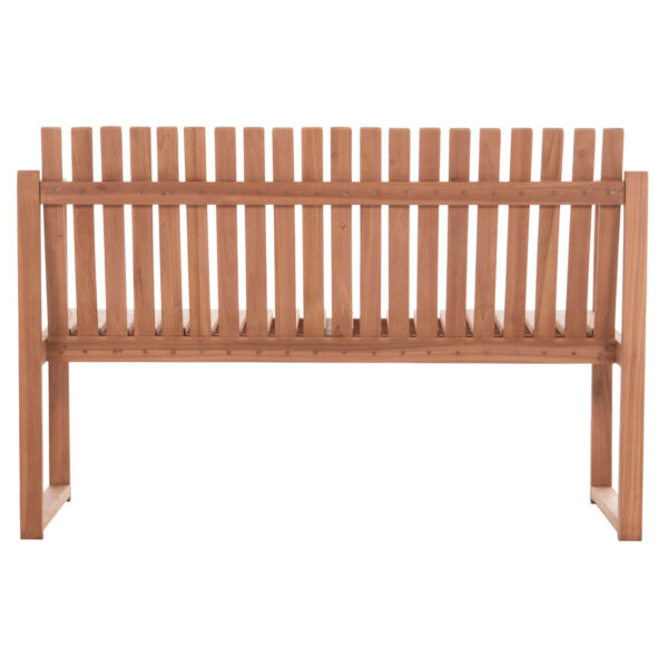 ΠΑΓΚΑΚΙ ΚΗΠΟΥ 2ΘΕΣΙΟ VED HM18124 ΞΥΛΟ TEAK--ΦΥΣΙΚΟ ΧΡΩΜΑ 130x60x86Υεκ. (x1) - Image 6