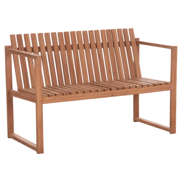 ΠΑΓΚΑΚΙ ΚΗΠΟΥ 2ΘΕΣΙΟ VED HM18124 ΞΥΛΟ TEAK--ΦΥΣΙΚΟ ΧΡΩΜΑ 130x60x86Υεκ. (x1)