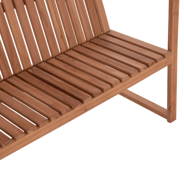 ΠΑΓΚΑΚΙ ΚΗΠΟΥ 2ΘΕΣΙΟ VED HM18124 ΞΥΛΟ TEAK--ΦΥΣΙΚΟ ΧΡΩΜΑ 130x60x86Υεκ. (x1) - Image 8