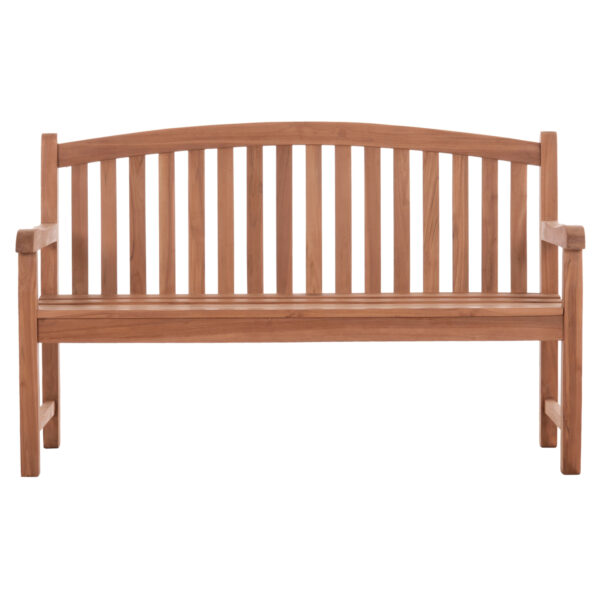 ΠΑΓΚΑΚΙ ΚΗΠΟΥ 3ΘΕΣΙΟ ELENA HM18125 ΞΥΛΟ TEAK--ΦΥΣΙΚΟ 150x61x95Υεκ. (x1) - Image 3