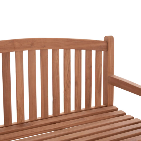 ΠΑΓΚΑΚΙ ΚΗΠΟΥ 3ΘΕΣΙΟ ELENA HM18125 ΞΥΛΟ TEAK--ΦΥΣΙΚΟ 150x61x95Υεκ. (x1) - Image 7