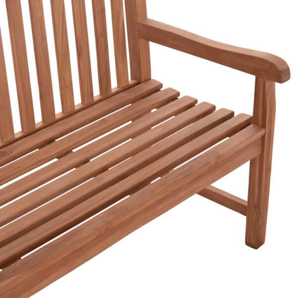 ΠΑΓΚΑΚΙ ΚΗΠΟΥ 3ΘΕΣΙΟ ELENA HM18125 ΞΥΛΟ TEAK--ΦΥΣΙΚΟ 150x61x95Υεκ. (x1) - Image 8