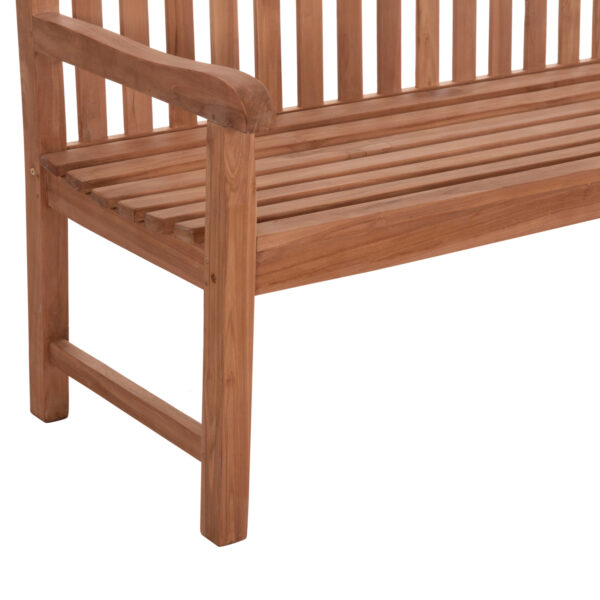 ΠΑΓΚΑΚΙ ΚΗΠΟΥ 3ΘΕΣΙΟ ELENA HM18125 ΞΥΛΟ TEAK--ΦΥΣΙΚΟ 150x61x95Υεκ. (x1) - Image 9