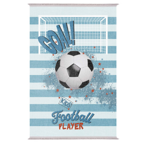 ΠΑΙΔΙΚΟ ΧΑΛΙ ΜΕ ΚΡΟΣΙΑ GOAL ΜΠΛΕ HM7679.21 120Χ180 εκ. (x1)