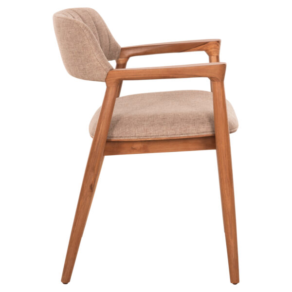 ΠΟΛΥΘΡΟΝΑ JAMES HM18259 TEAK WOOD ΜΕ ΣΑΜΠΑΝΙ ΥΦΑΣΜΑ 57x52x76Υεκ. (x1) - Image 4