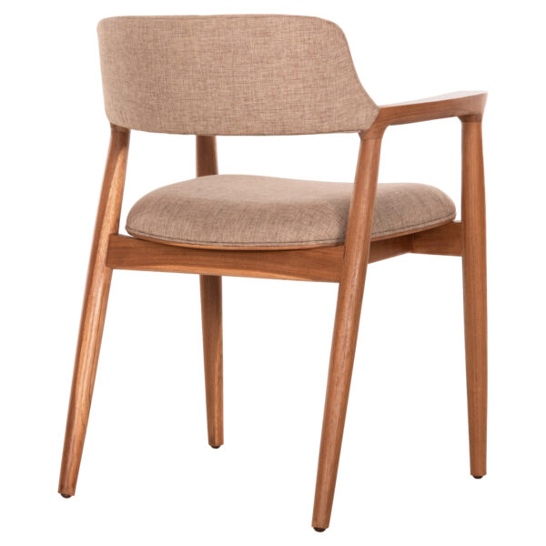 ΠΟΛΥΘΡΟΝΑ JAMES HM18259 TEAK WOOD ΜΕ ΣΑΜΠΑΝΙ ΥΦΑΣΜΑ 57x52x76Υεκ. (x1) - Image 5