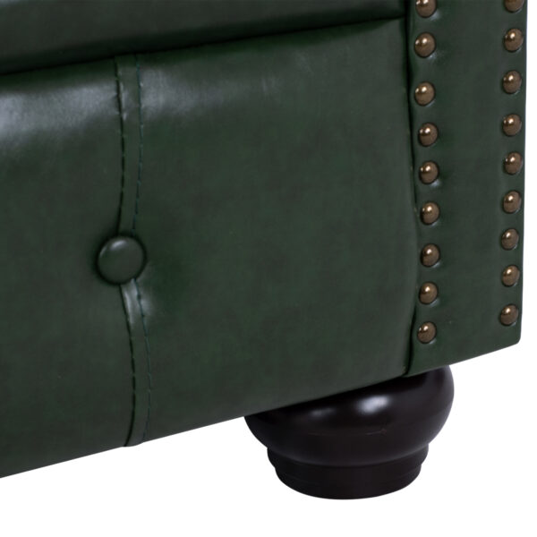 ΠΟΛΥΘΡΟΝΑ T.CHESTERFIELD POLINA HM3011.08 PU ΚΥΠΑΡΙΣΣΙ 106x87x70Y εκ. (x1) - Image 9