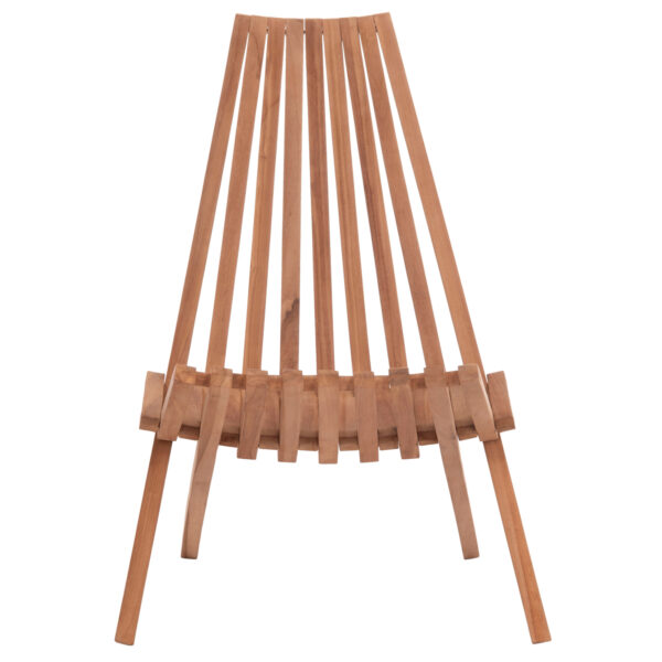 ΠΟΛΥΘΡΟΝΑ LOUNGE ΠΤΥΣΣΟΜΕΝΗ SHIGAO HM18112 ΞΥΛΟ TEAK--ΦΥΣΙΚΟ 61x88.5x89Υεκ. (x1) - Image 3