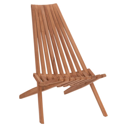 ΠΟΛΥΘΡΟΝΑ LOUNGE ΠΤΥΣΣΟΜΕΝΗ SHIGAO HM18112 ΞΥΛΟ TEAK--ΦΥΣΙΚΟ 61x88.5x89Υεκ. (x1)