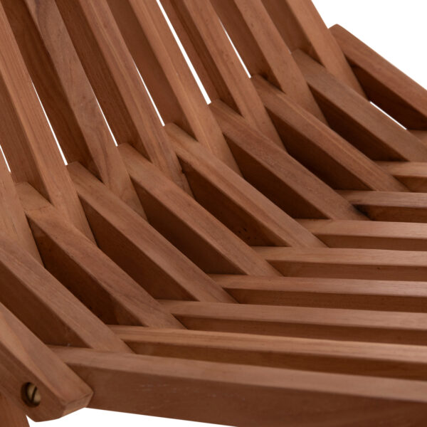 ΠΟΛΥΘΡΟΝΑ LOUNGE ΠΤΥΣΣΟΜΕΝΗ SHIGAO HM18112 ΞΥΛΟ TEAK--ΦΥΣΙΚΟ 61x88.5x89Υεκ. (x1) - Image 9