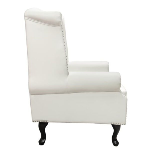 ΠΟΛΥΘΡΟΝΑ-ΜΠΕΡΖΕΡΑ T.CHESTERFIELD POLINA HM0053.02 PU ΛΕΥΚΟ ΜΑΤ 83x75x107Yεκ. (x1) - Image 4