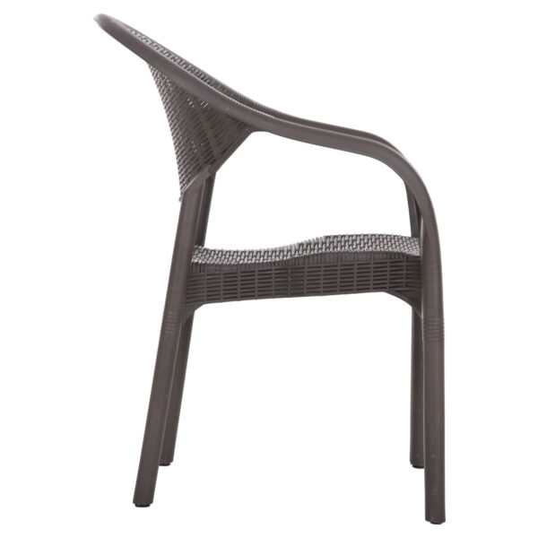 ΠΟΛΥΘΡΟΝΑ ΠΟΛΥΠΡΟΠΥΛΕΝΙΟΥ FETT HM6158.06 BAMBOO LOOK-ΚΑΦΕ 63x59x81Υεκ. (x1) - Image 4