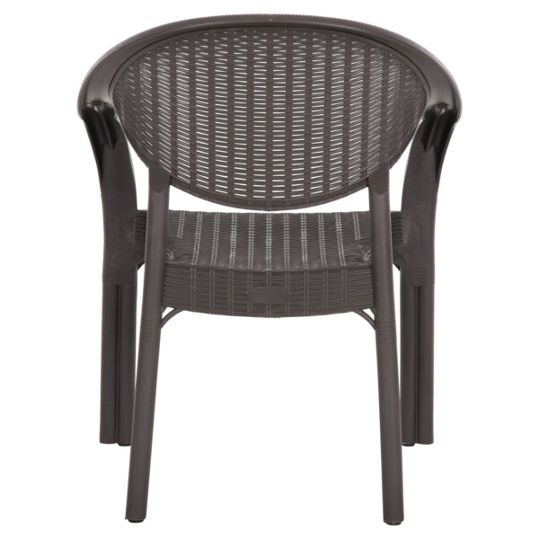 ΠΟΛΥΘΡΟΝΑ ΠΟΛΥΠΡΟΠΥΛΕΝΙΟΥ FETT HM6158.06 BAMBOO LOOK-ΚΑΦΕ 63x59x81Υεκ. (x1) - Image 6