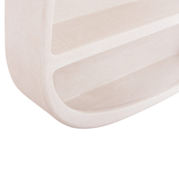 ΡΑΦΙ ΤΟΙΧΟΥ ΣΕΙΡΑ SANTORINI HM18058 MDF ΣΕ ΥΠΟΛΕΥΚΟ ΧΡΩΜΑ 95x18x100Υεκ. (x1) - Image 8