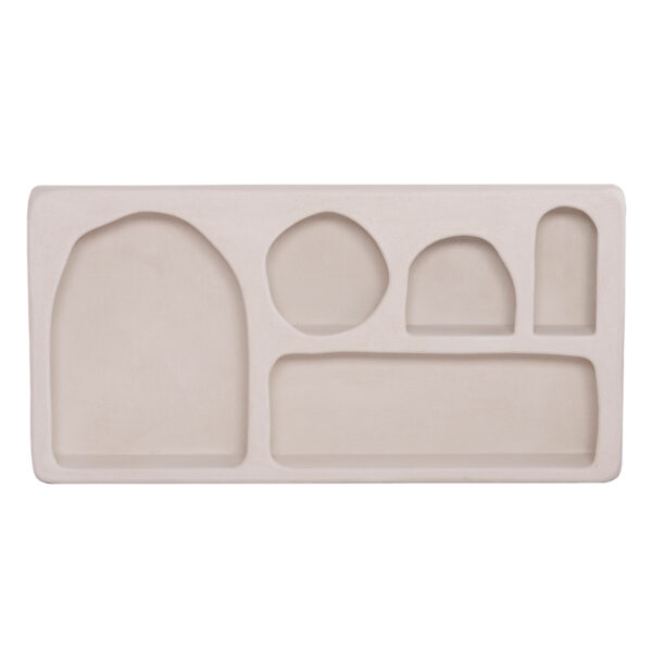 ΡΑΦΙ ΤΟΙΧΟΥ ΣΕΙΡΑ SANTORINI HM18063.01 MDF ΣΕ ΥΠΟΛΕΥΚΟ 120x18x60Υεκ. (x1) - Image 3