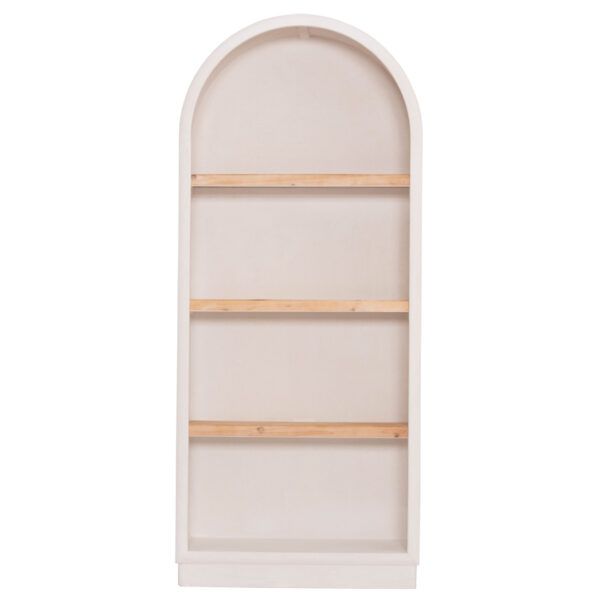 ΡΑΦΙΕΡΑ ΣΕΙΡΑ SANTORINI HM18044 MDF ΥΠΟΛΕΥΚΟ-ΡΑΦΙΑ ΞΥΛΟ ΕΛΑΤΟΥ ΦΥΣΙΚΟ 80x38x188,5Υεκ. (x1) - Image 3