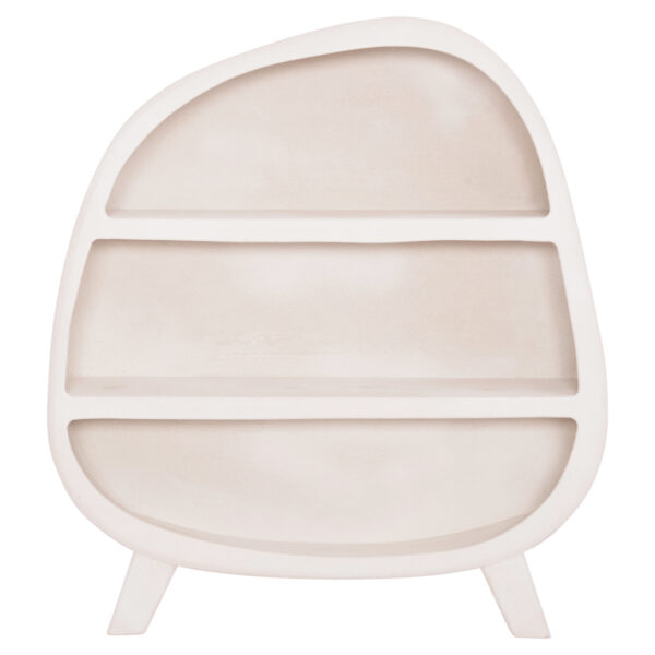 ΡΑΦΙΕΡΑ ΣΕΙΡΑ SANTORINI HM18060.01 MDF ΣΕ ΥΠΟΛΕΥΚΟ ΧΡΩΜΑ 120x38x133Υεκ. (x1) - Image 3