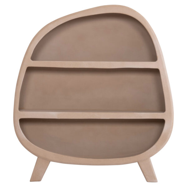 ΡΑΦΙΕΡΑ ΣΕΙΡΑ SANTORINI HM18060.02 MDF ΣΕ ΚΑΦΕ ΧΡΩΜΑ 120x38x133Υεκ. (x1) - Image 3
