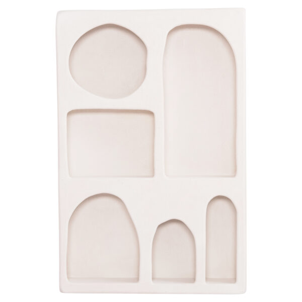 ΡΑΦΙΕΡΑ-ΚΟΜΜΟ ΣΕΙΡΑ SANTORINI HM18059 MDF ΣΕ ΥΠΟΛΕΥΚΟ 80x18x120Υεκ. (x1) - Image 3