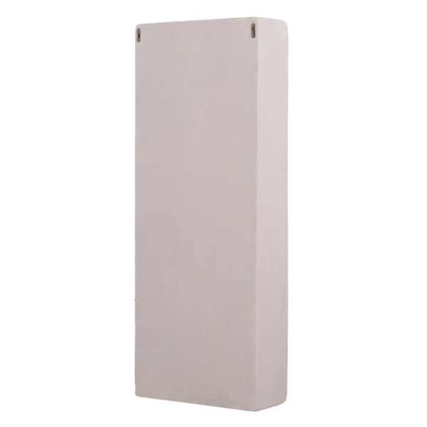 ΡΑΦΙΕΡΑ ΤΟΙΧΟΥ ΣΕΙΡΑ SANTORINI HM18069 MDF ΣΕ ΥΠΟΛΕΥΚΟ ΧΡΩΜΑ 47,5x18x120Υεκ. (x1) - Image 5