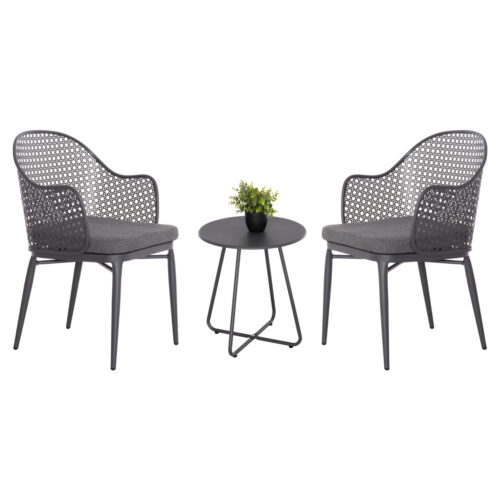 ΣΕΤ LOUNGE 3TMX ΕΞ.ΧΩΡΟΥ OREGO HM21107.01 ΑΛΟΥΜΙΝΙΟ & ΜΕΤΑΛΛΟ ΣΕ ΣΚΟΥΡΟ ΓΚΡΙ (x1)