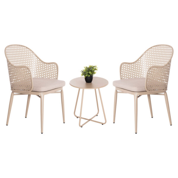 ΣΕΤ LOUNGE 3TMX ΕΞ.ΧΩΡΟΥ OREGO HM21107.03 ΑΛΟΥΜΙΝΙΟ & ΜΕΤΑΛΛΟ ΣΕ ΚΑΠΟΥΤΣΙΝΟ (x1)