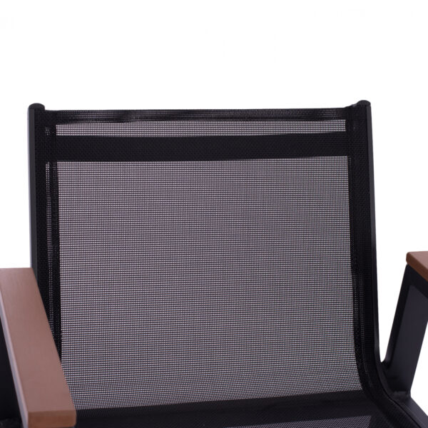 ΣΚΑΜΠΟ ΜΠΑΡ ΑΛΟΥΜΙΝΙΟΥ ΑΝΘΡΑΚΙ ΜΕ POLYWOOD 52 x 58 x 108 εκ. HM5790.02 (x1) - Image 7