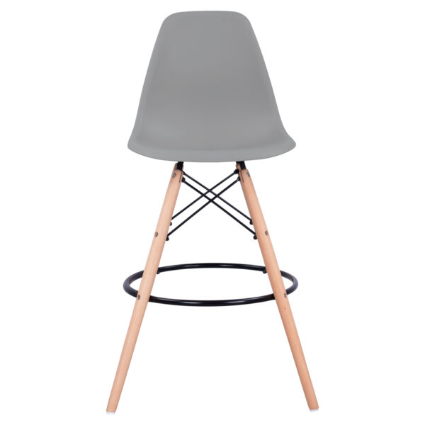ΣΚΑΜΠΟ ΜΠΑΡ RENATA HM0173.10 ΓΚΡΙ 58x56x107Υ εκ. (x4) - Image 5