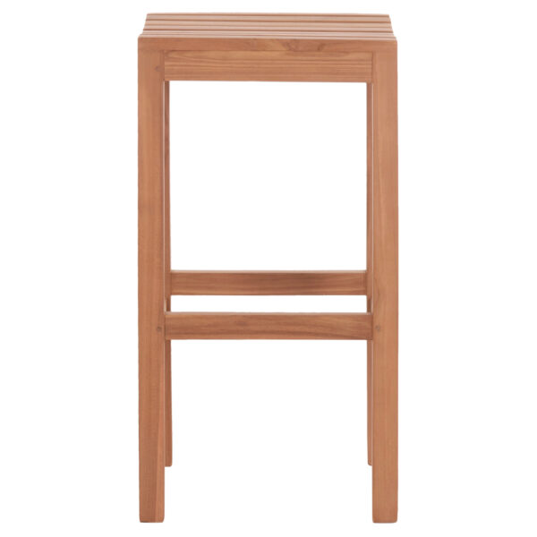 ΣΚΑΜΠΟ ΜΠΑΡ NIKOL HM18109 ΞΥΛΟ ΤΕΑΚ ΣΕ ΦΥΣΙΚΟ 40x40x77Υεκ. (x1) - Image 5