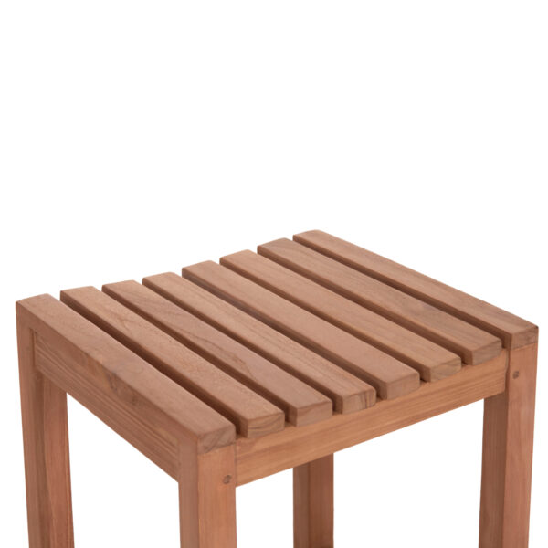 ΣΚΑΜΠΟ ΜΠΑΡ NIKOL HM18109 ΞΥΛΟ ΤΕΑΚ ΣΕ ΦΥΣΙΚΟ 40x40x77Υεκ. (x1) - Image 6