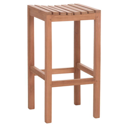 ΣΚΑΜΠΟ ΜΠΑΡ NIKOL HM18109 ΞΥΛΟ ΤΕΑΚ ΣΕ ΦΥΣΙΚΟ 40x40x77Υεκ. (x1)
