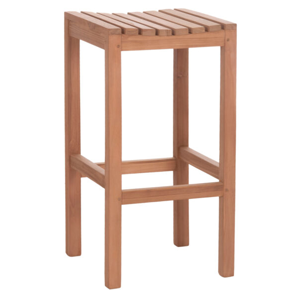 ΣΚΑΜΠΟ ΜΠΑΡ NIKOL HM18109 ΞΥΛΟ ΤΕΑΚ ΣΕ ΦΥΣΙΚΟ 40x40x77Υεκ. (x1)
